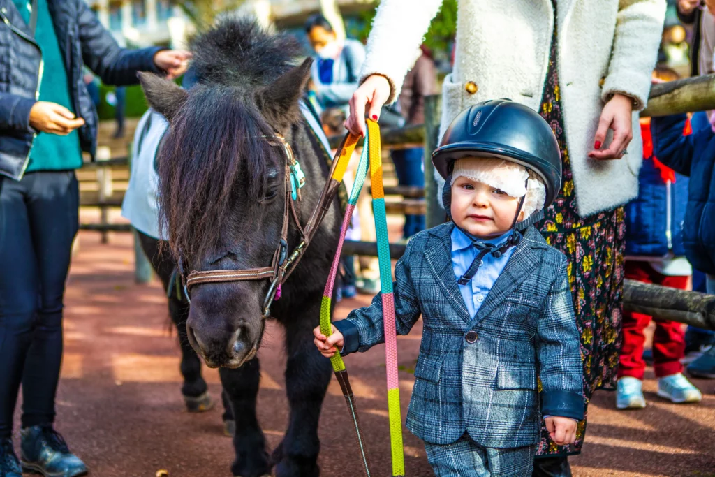 Baptême à poney